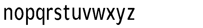 Avestra Medium Condensed Font LOWERCASE