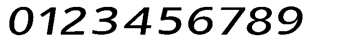 Avestra Medium Expanded Italic Font OTHER CHARS