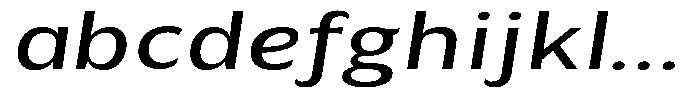 Avestra Medium Expanded Italic FONT