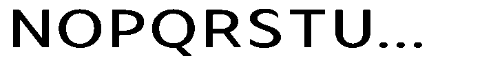 Avestra Medium Expanded Font UPPERCASE