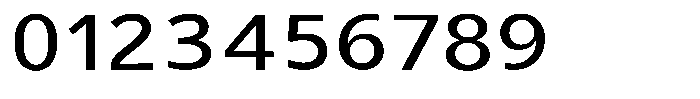 Avestra Medium Semi Expanded Font OTHER CHARS