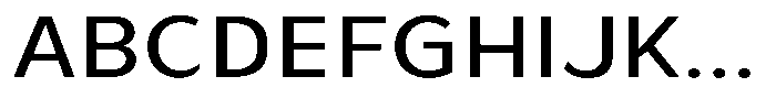 Avestra Medium Semi Expanded Font UPPERCASE