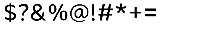 Avestra Medium Font OTHER CHARS