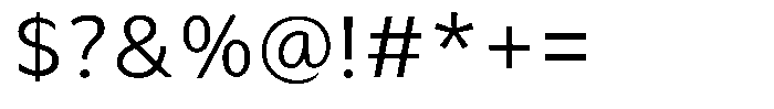 Avestra Regular Font OTHER CHARS