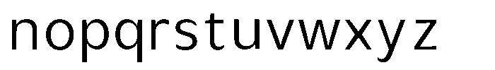 Avestra Regular Font LOWERCASE