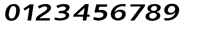 Avestra Sem Bold Exp Italic Font OTHER CHARS