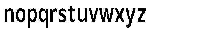 Avestra Semi Bold Condensed Font LOWERCASE
