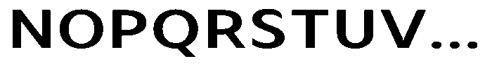 Avestra Semi Bold Expanded Font UPPERCASE