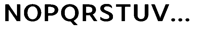 Avestra Semi Bold Semi Expanded Font UPPERCASE