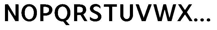 Avestra Semi Bold Font UPPERCASE