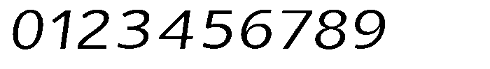Avestra Semi Expanded Italic Font OTHER CHARS