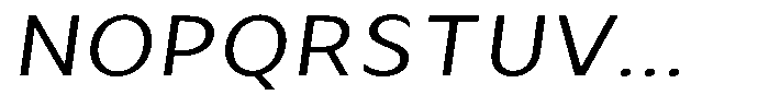 Avestra Semi Expanded Italic Font UPPERCASE