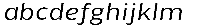 Avestra Semi Expanded Italic FONT