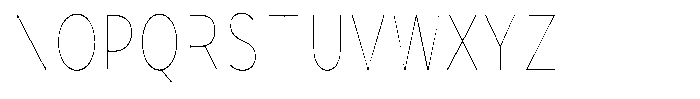 Avestra Thin Condensed Font UPPERCASE