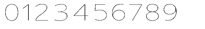 Avestra Thin Expanded Font OTHER CHARS