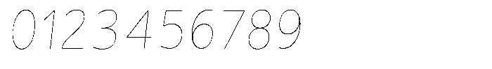 Avestra Thin Semi Condensed Italic Font OTHER CHARS