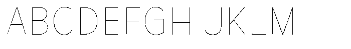 Avestra Thin Semi Condensed Font UPPERCASE