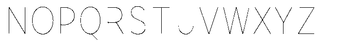 Avestra Thin Semi Condensed Font UPPERCASE