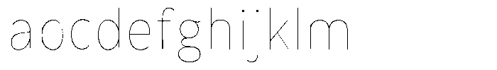 Avestra Thin Semi Condensed FONT