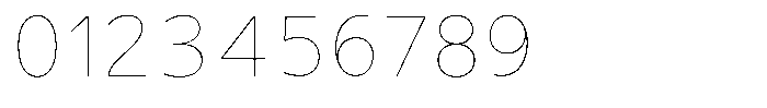 Avestra Thin Font OTHER CHARS