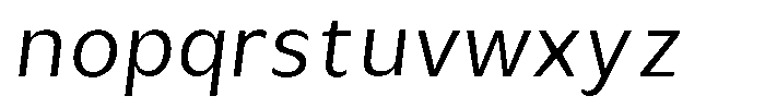 Avestra Variable Black Italic Font LOWERCASE