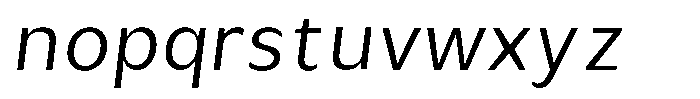 Avestra Variable Italic Black Italic Font LOWERCASE