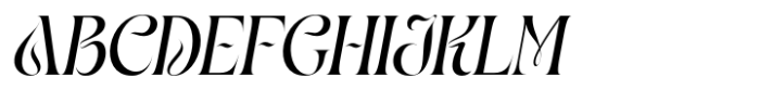 Avigna Italic Font UPPERCASE