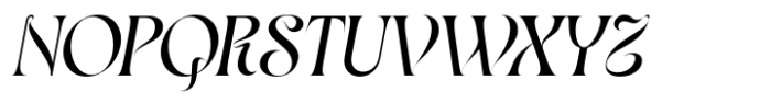 Avigna Italic Font UPPERCASE
