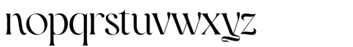 Avigna Regular Font LOWERCASE