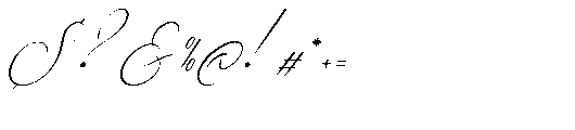 Avilantery Italic Font OTHER CHARS