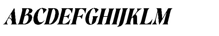 Avingal Italic Font UPPERCASE