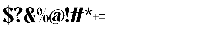 Avingal Regular Font OTHER CHARS