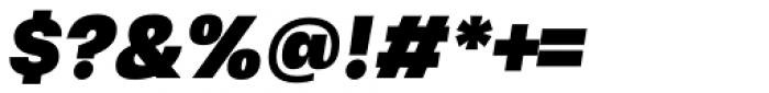 Avion Black Oblique Font OTHER CHARS