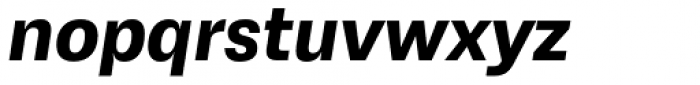 Avion Semibold Oblique Font LOWERCASE