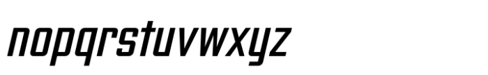 Avionic Condensed Book Oblique Font LOWERCASE