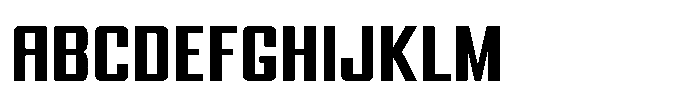 Avionic VF Font UPPERCASE
