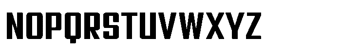 Avionic VF Font UPPERCASE
