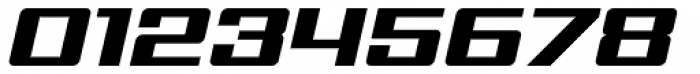 Avionic Wide Heavy Oblique Font OTHER CHARS