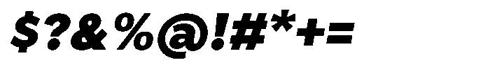 Avisa Jm Black Italic Font OTHER CHARS