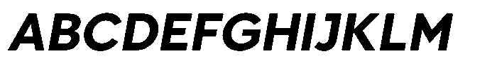 Avisa Jm Bold Italic Font UPPERCASE