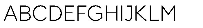 Avisa Jm Extra Light Font UPPERCASE