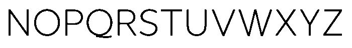 Avisa Jm Extra Light Font UPPERCASE