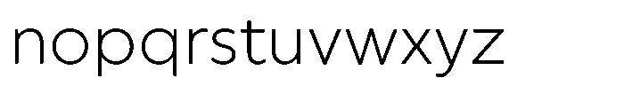 Avisa Jm Extra Light Font LOWERCASE