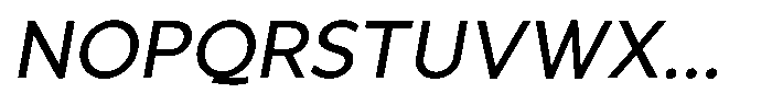 Avisa Jm Italic Font UPPERCASE