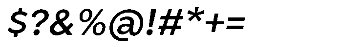 Avisa Jm Medium Italic Font OTHER CHARS