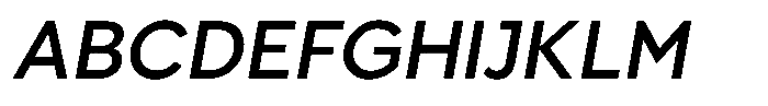 Avisa Jm Medium Italic Font UPPERCASE