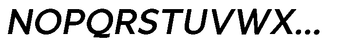 Avisa Jm Medium Italic Font UPPERCASE