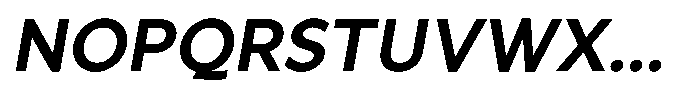 Avisa Jm Semi Bold Italic Font UPPERCASE
