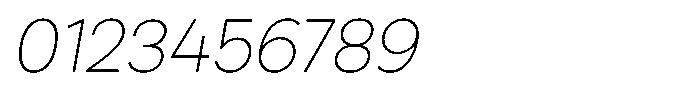 Avisa Jm Thin Italic Font OTHER CHARS