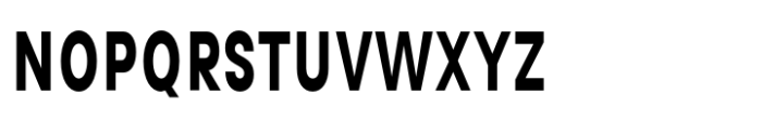 Avita Bold Condensed Font UPPERCASE